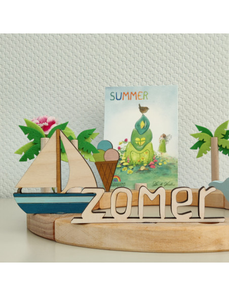 Zeilboot steker