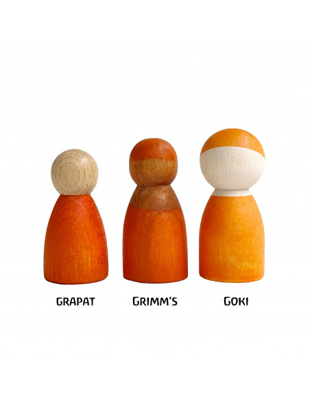 Poppetjes in boot