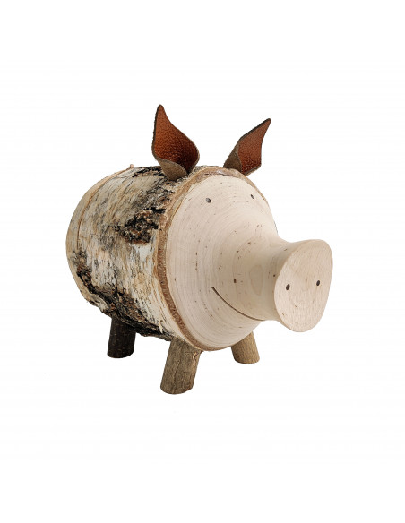 Houten spaarvarken