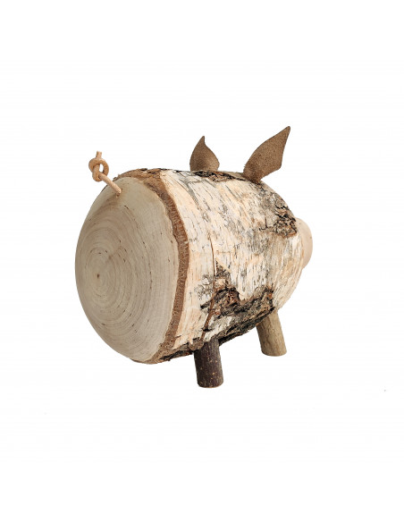 Houten spaarvarken