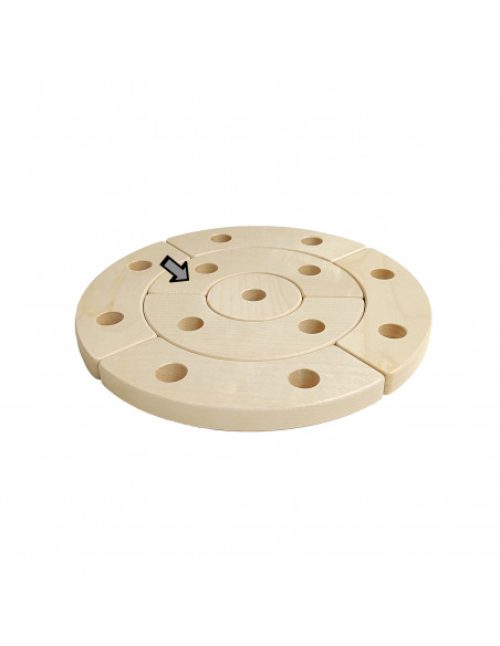 Halve cirkel steker ring