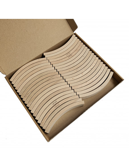 Mini halfronde abelblokken 36 stuks