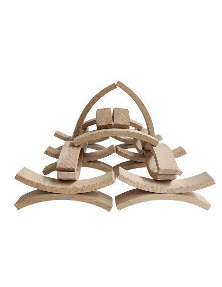 Mini halfronde abelblokken 36 stuks