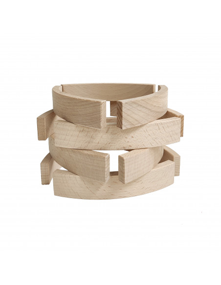 Mini halfronde abel blokken 12 stuks