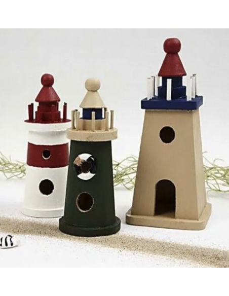 Houten vuurtoren