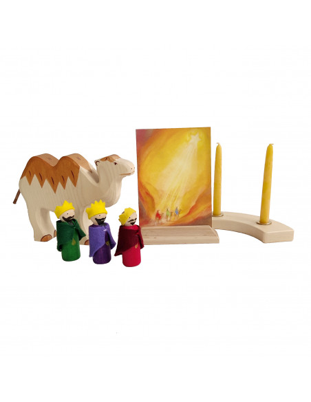 Peg doll kerststal
