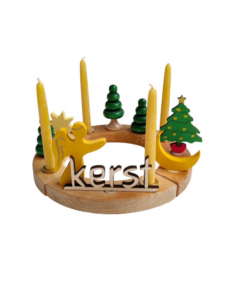 Verjaardagsring klein naturel