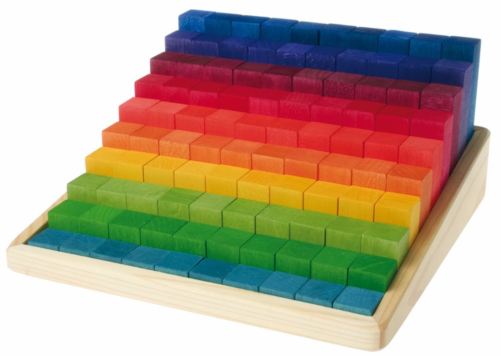 Houten blokkenset trap