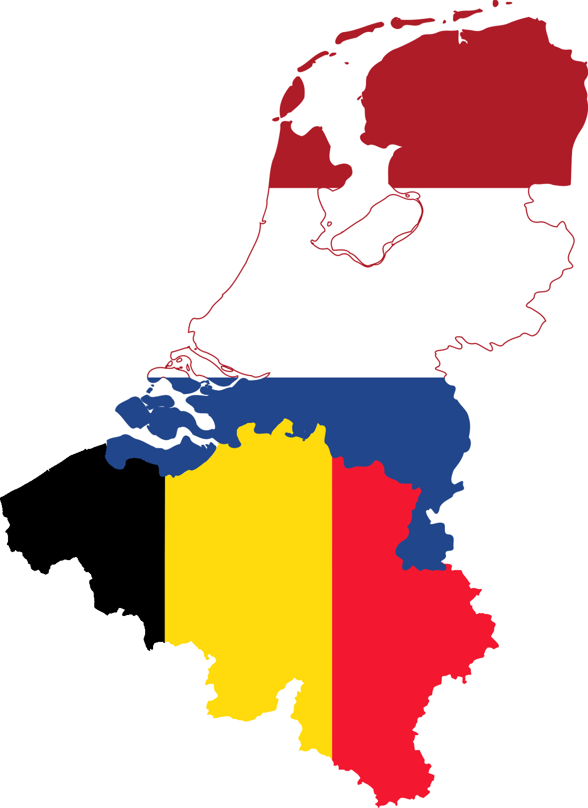 Benelux kaart