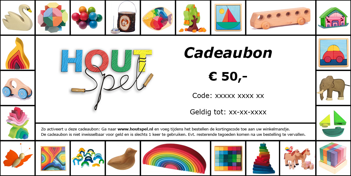 cadeaubon houtspel