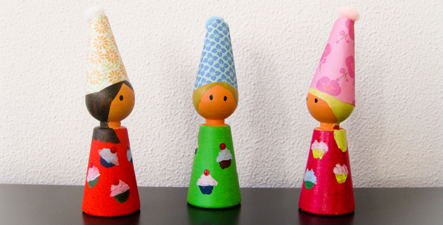 Feest peg dolls