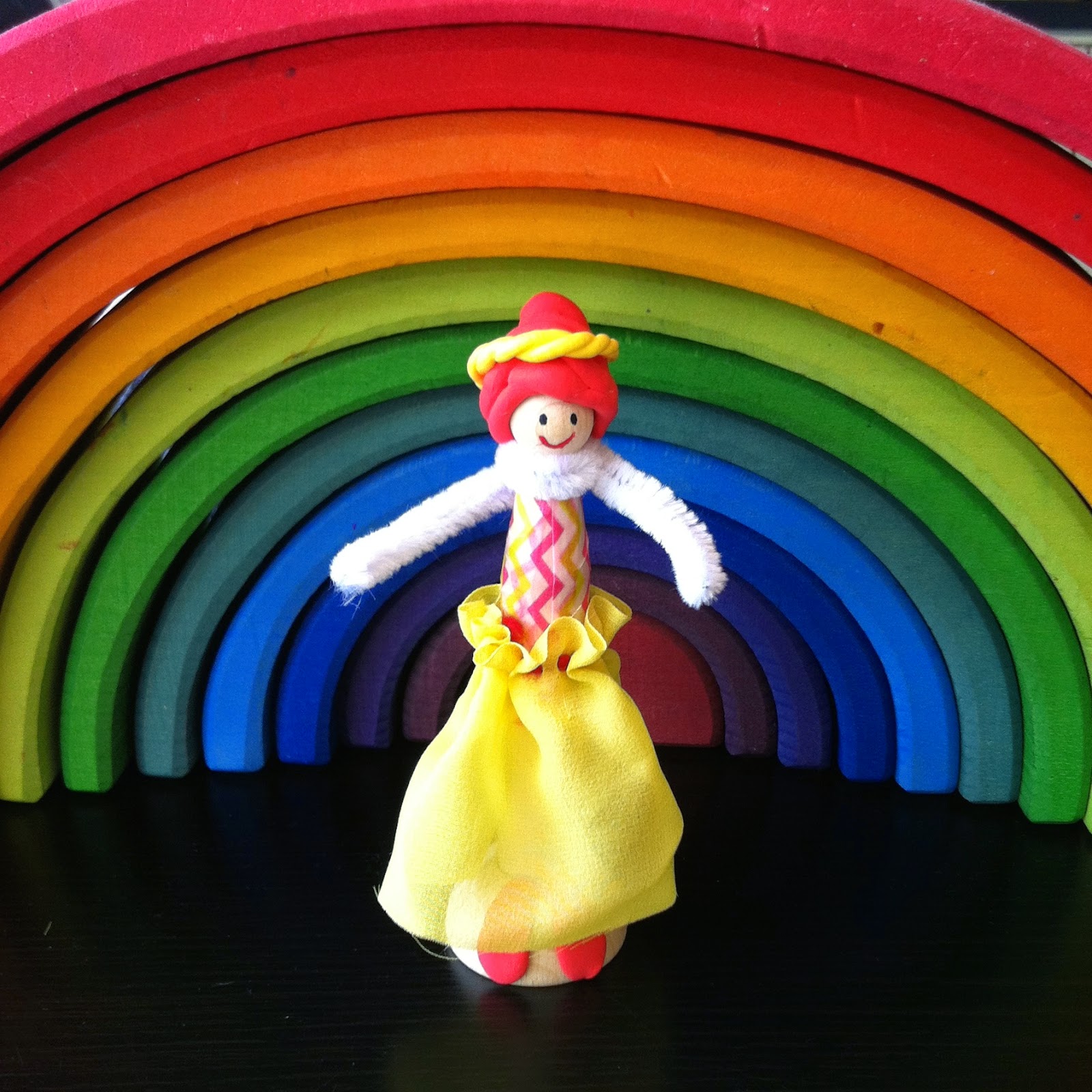 Dansende peg doll