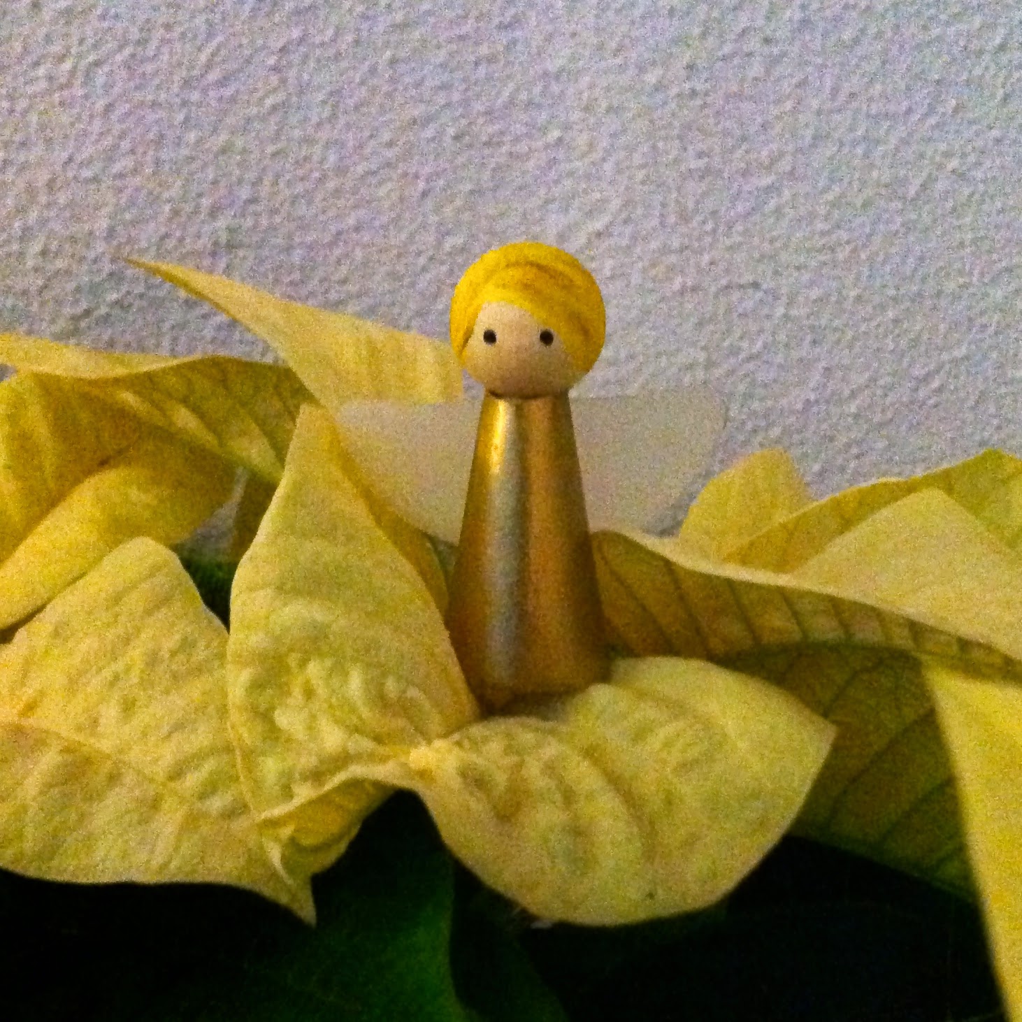 kerstengel peg doll