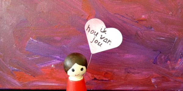Knutsel een valentijns peg doll