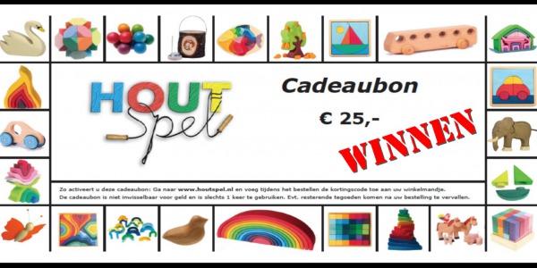 Win een cadeaubon van €25!