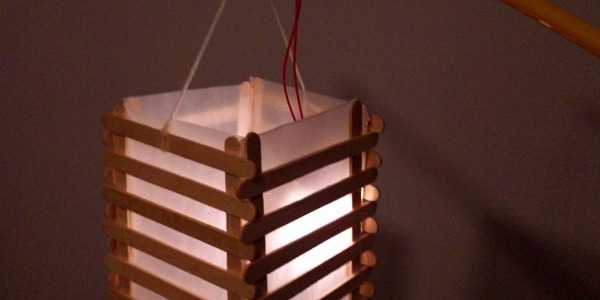 IJsstokjes lampion knutselen