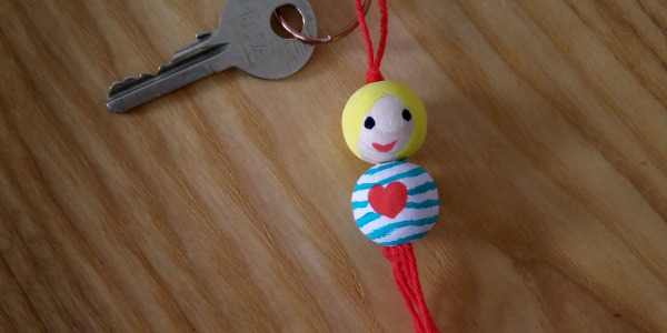 Valentijns sleutelhanger knutselen