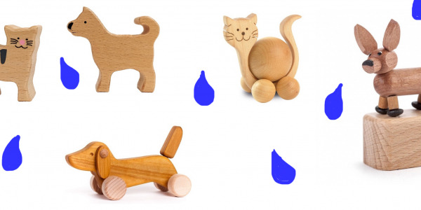 It's raining cats and dogs