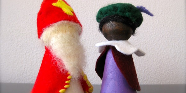 Knutsel je eigen peg doll zwarte piet
