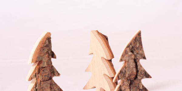 houten kerstversieringen